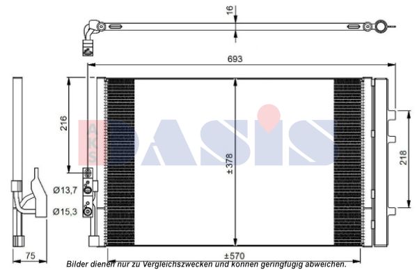 AKS DASIS Lauhdutin, ilmastointilaite 052026N